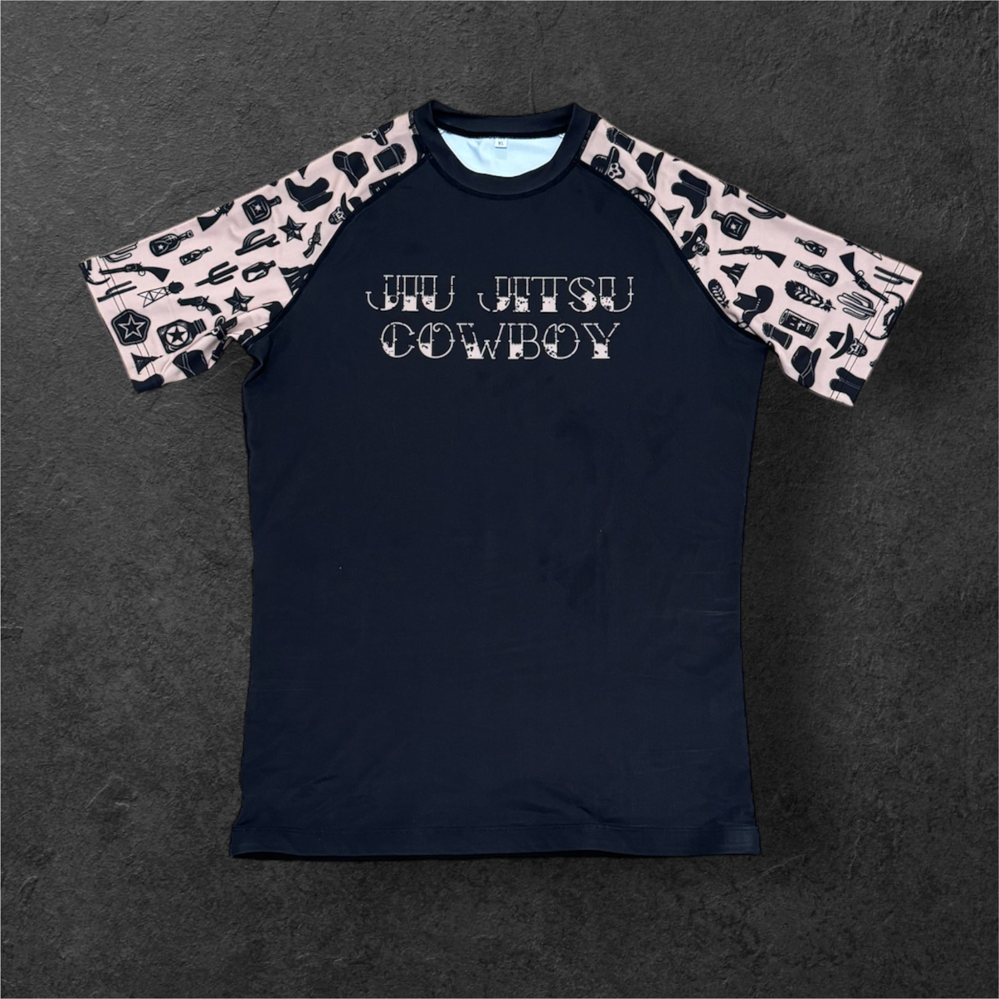 Buy Jiu Jitsu Cowboy Rash Guard T-Shirt | Ultimate Men's Rash Guard