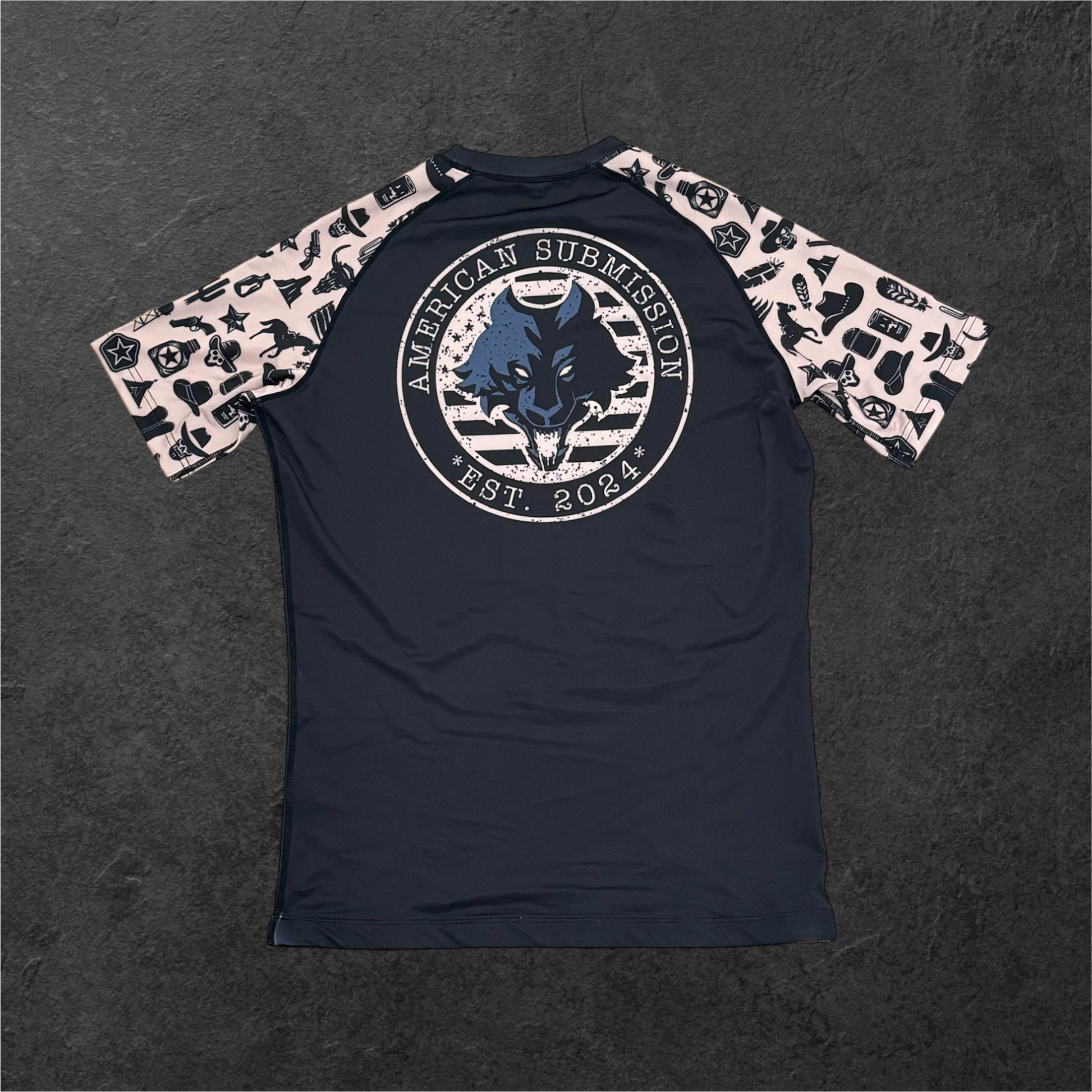 Buy Jiu Jitsu Cowboy Rash Guard T-Shirt | Ultimate Men's Rash Guard